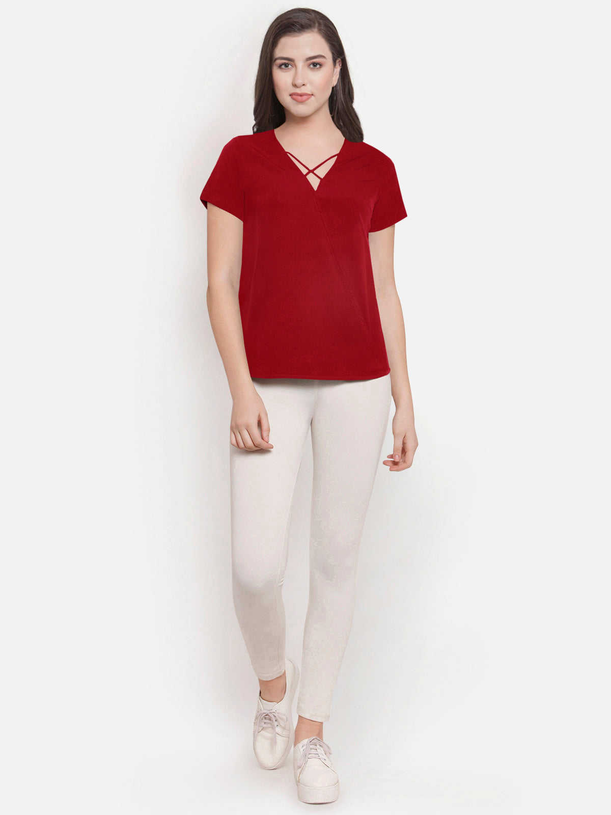 Women Red Cross Over Top