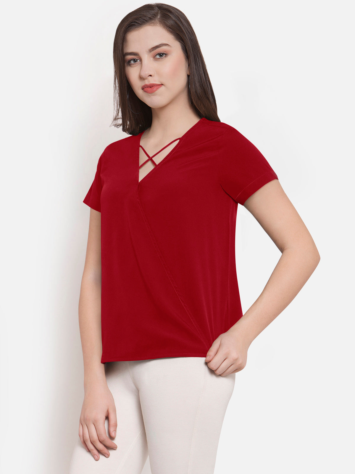 Women Red Cross Over Top