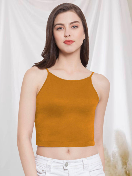 Women Mustard Cami Top