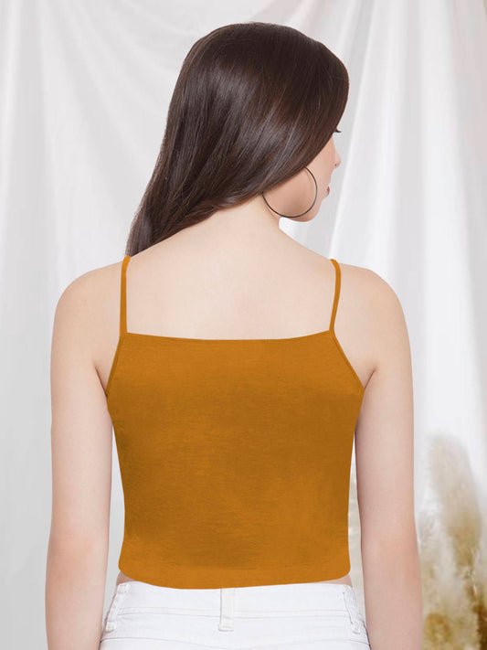 Women Mustard Cami Top