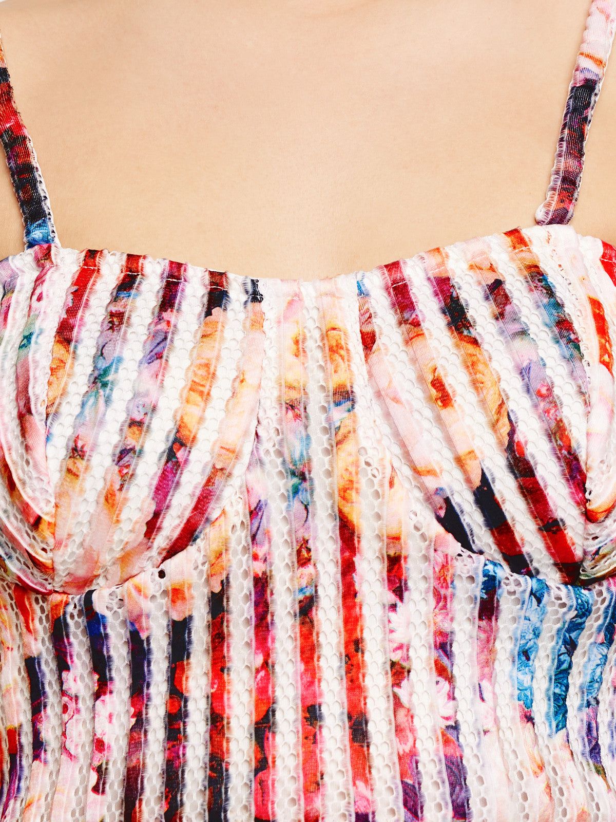 Women Multi Printed Bralette Crop Top