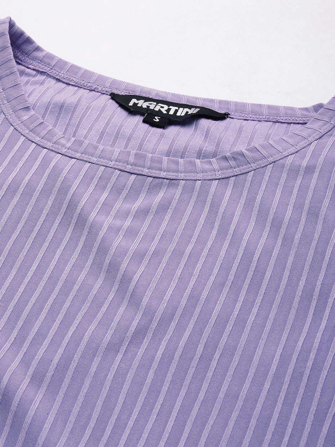 Women Purple Back Overlap Top